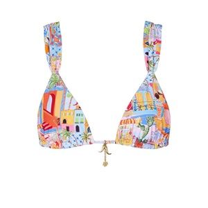 NWT Bydee Cyprus Top in Cabana, bikini top